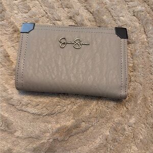 Jessica Simpson Beige Wallet with Black Accents